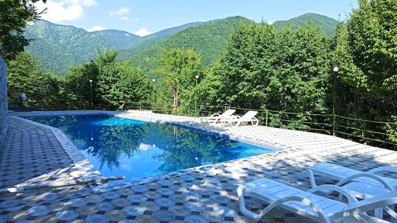 Kungut Hotel&Resort Şǝki Exterior foto